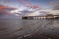 Penarth Pier at Sunset Royalty Free Stock Photo