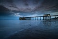Penarth Pier at Sunset Royalty Free Stock Photo