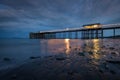 Penarth Pier at Sunset Royalty Free Stock Photo