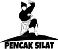 pencak silat logo vector