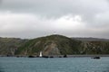 Pencarrow Lighthouse near Wellington New Zealand Royalty Free Stock Photo