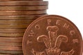 2 pence Royalty Free Stock Photo