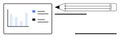 Pencil and Document with Chart and Text Representing Creative Work and Data Analysis Royalty Free Stock Photo