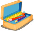 Pencil case Royalty Free Stock Photo