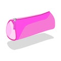 Pencil case vector purpure.