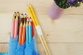 Pencil chopsticks Gift Royalty Free Stock Photo