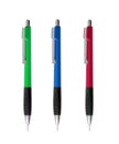 The Colorful pencil click isplated on white background Royalty Free Stock Photo