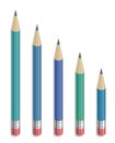 Pencil collection Royalty Free Stock Photo