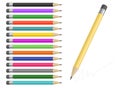 Pencil collection Royalty Free Stock Photo