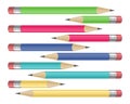 Pencil collection Royalty Free Stock Photo