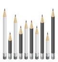 Pencil collection Royalty Free Stock Photo