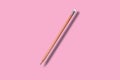Pencil on colore  background Royalty Free Stock Photo
