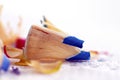 Pencil Crayon Shavings Royalty Free Stock Photo