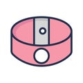 Pencil cutter Vector icon which can easily modify or edit