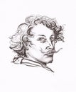 anthony van dyck portrait sketch