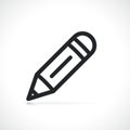 Pencil or edit line icon Royalty Free Stock Photo