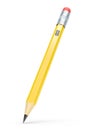 Pencil with eraser Royalty Free Stock Photo