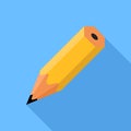 Pencil. Flat vector icon Royalty Free Stock Photo