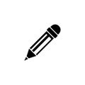 Pencil Flat Vector Icon Royalty Free Stock Photo