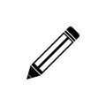 Pencil Flat Vector Icon Royalty Free Stock Photo