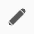 Pencil icon, write, pen, plot, trace, describe