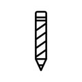 Pencil Icon Set Writing Tool Illustrations for Education and Office Use Royalty Free Stock Photo