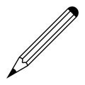 Pencil icon simple design, vector pencil icon sign taking notes writing on paper