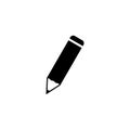 Pencil icon. simple flat vector illustration Royalty Free Stock Photo