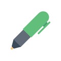 Pencil vector flat colour icon Royalty Free Stock Photo
