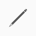 pencil icon, write vector, stationary