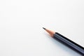 Pencil isolated over white page in a notebook Royalty Free Stock Photo