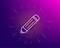Pencil line icon. Edit sign. Vector Royalty Free Stock Photo