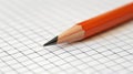 Pencil Lying on Graph Paper