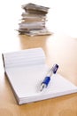 Pencil and notebook Royalty Free Stock Photo