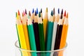 Pencil and pastel Royalty Free Stock Photo