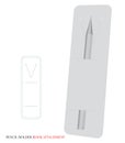 Pencil / Pen Holder Template, Book Attachment. Vector with die cut / laser cut layers. White, clear, blank, isolated on white back