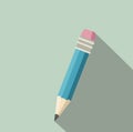 Pencil in retro style