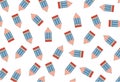 Pencil seamless pattern Royalty Free Stock Photo