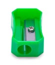 Pencil Sharpener Green Front Royalty Free Stock Photo