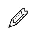 Pencil sharpener icon flat vector template design trendy Royalty Free Stock Photo