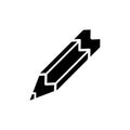 Pencil sharpener icon flat vector template design trendy Royalty Free Stock Photo