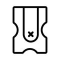 Pencil Sharpner icon Royalty Free Stock Photo
