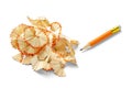 Pencil shavings Royalty Free Stock Photo