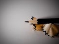 Pencil with shavings