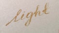 Light write