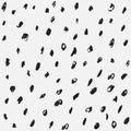 Pencil sketch dot pattern background set