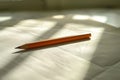 a pencil on a textured surface Royalty Free Stock Photo