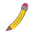 Pencil utensil write icon