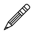 Pencil, write, edit, compose fully editable vector icon
