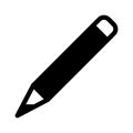 Pencil, write, edit, compose fully editable vector icon